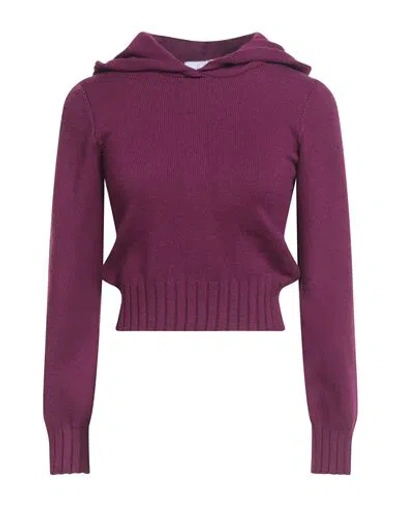 Soallure Woman Sweater Garnet Size M Viscose, Polyester, Polyamide