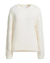 Soallure Woman Sweater Ivory Size S Acrylic, Alpaca Wool, Wool, Polyamide