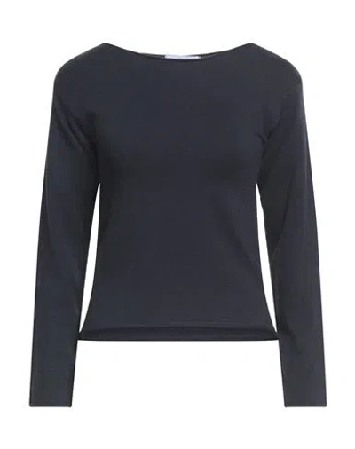 Soallure Woman Sweater Midnight Blue Size M Viscose, Polyester, Polyamide