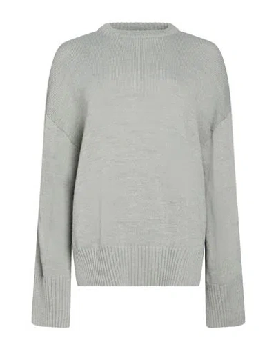 Soallure Woman Sweater Sage Green Size S Acrylic, Wool