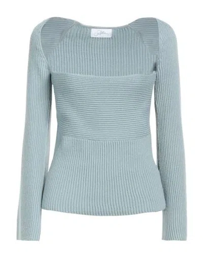 Soallure Woman Sweater Sky Blue Size S Viscose, Polyester, Polyamide