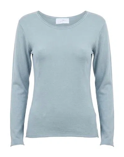 Soallure Woman Sweater Sky Blue Size S Viscose, Polyester, Polyamide