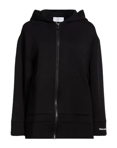 Soallure Woman Sweatshirt Black Size Xs Viscose, Elastane