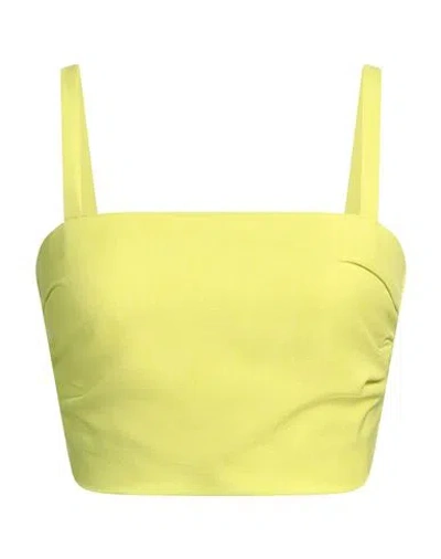 Soallure Woman Top Acid Green Size 2 Polyester