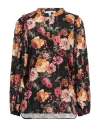 Soallure Woman Blouse Black Size 8 Viscose In Black
