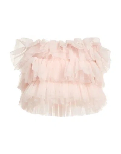 Soallure Woman Top Blush Size S Nylon In Pink