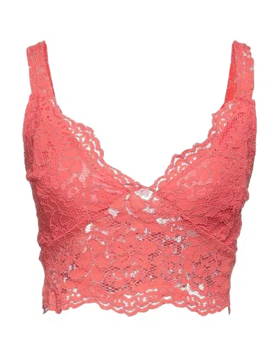 Soallure Tops In Red