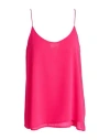 Soallure Woman Top Fuchsia Size 10 Polyester