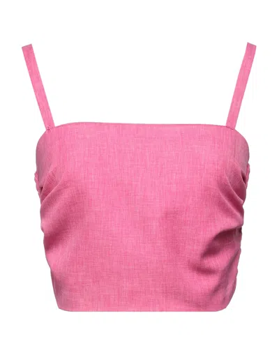 Soallure Tops In Pink
