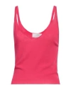 Soallure Woman Top Fuchsia Size S Viscose, Pbt - Polybutylene Terephthalate In Pink