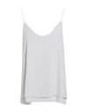 Soallure Woman Top Light Grey Size 10 Polyester