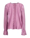 Soallure Woman Top Mauve Size S Polyamide, Elastane