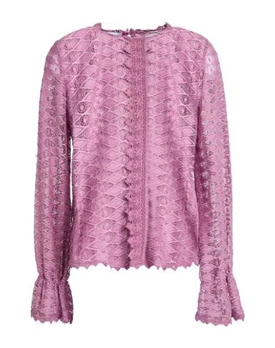 Soallure Woman Top Mauve Size S Polyamide, Elastane