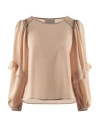 Soallure Woman Top Sand Size 4 Polyester In Beige