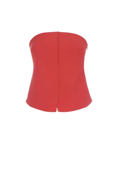 Soallure Women's Bust  Adhering In Red