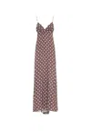 Soallure Women's Dress  A Pois In Brown