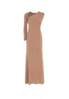 Soallure Women's Dress  Monospalla In Brown