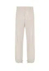 Soallure Women's Trousers  Jogging Style In Neutral