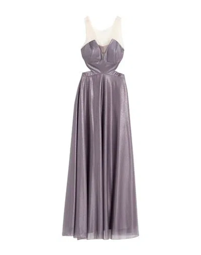 Soani Woman Maxi Dress Dark Purple Size 8 Polyester