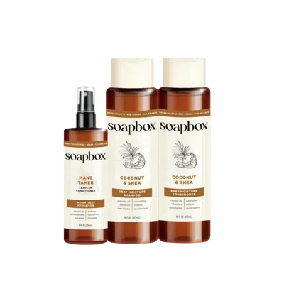 Soapbox Coconut & Shea Deep Moisture Haircare Essentials - 16 oz