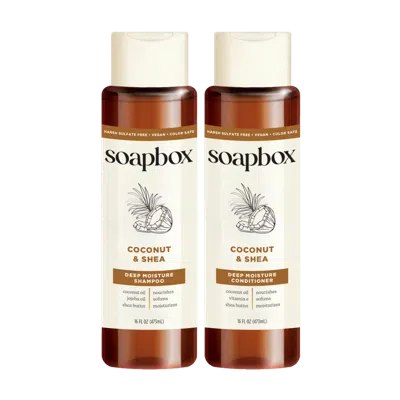 Soapbox Coconut Shampoo & Conditioner Duo - 16 oz