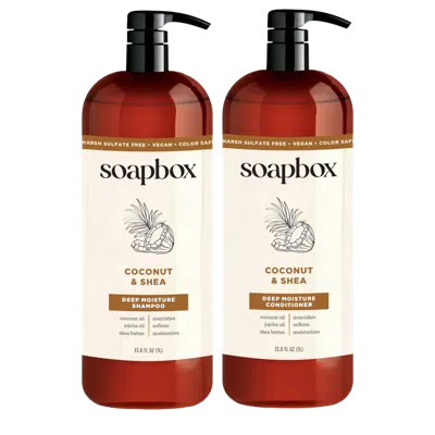 Soapbox Coconut Shampoo & Conditioner Duo - 33.8 oz