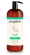 Soapbox Tea Tree & Mint Scalp Balancing Shampoo - 33.8 oz In Brown