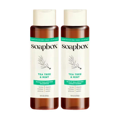 Soapbox Tea Tree Shampoo & Conditioner Duo - 16 oz