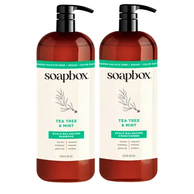 Soapbox Tea Tree Shampoo & Conditioner Duo - 33.8 oz