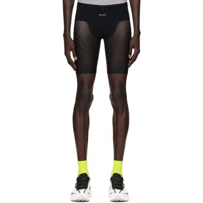 Soar Black Trail Race Shorts In Black/rheon™
