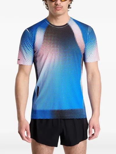 Soar Gradient-print T-shirt In Blue