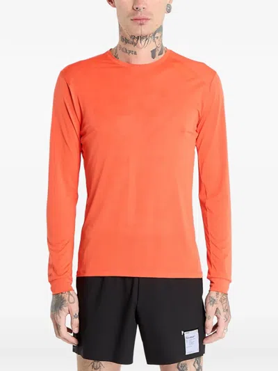 Soar Long-sleeve T-shirt In Orange