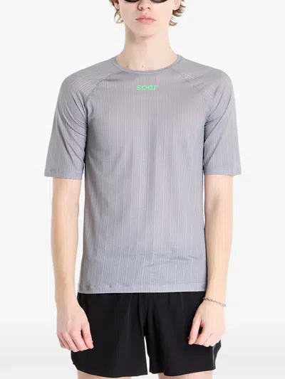 Soar Race Raglan-sleeve T-shirt In Animal Print