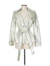 Soca By St. John Raincoat In Silver