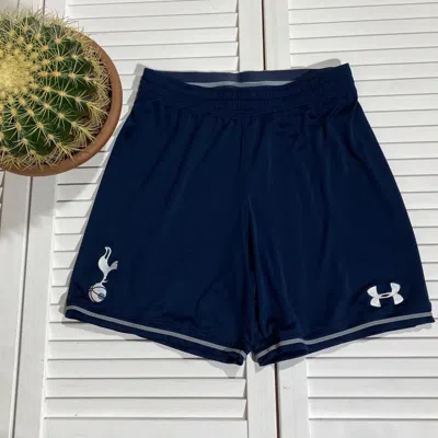 Pre-owned Soccer Jersey X Under Armour Tottenham X Under Armour Football Shorts In Blue