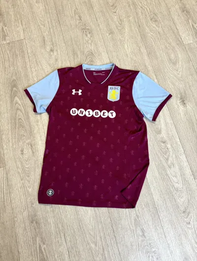 Pre-owned Soccer Jersey X Vintage Aston Villa Soccer Jersey In Red