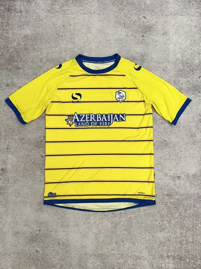 Pre-owned Soccer Jersey X Vintage Sondico Sheffield Wednesday 2014/2015 Jersey In Yellow