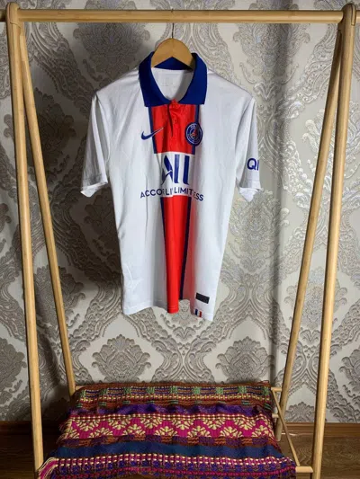 Pre-owned Soccer Jersey X Vintage Very Fc Psg Paris France Soccer Jersey Mbape Drill Y2k In White