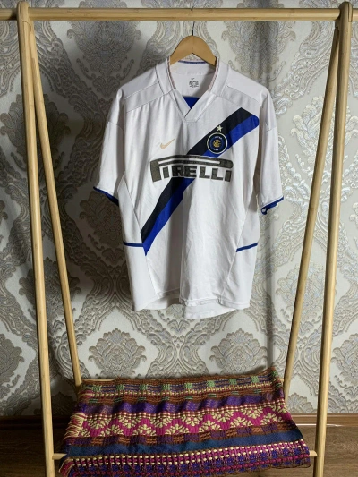 Pre-owned Soccer Jersey X Vintage Very Nike Inter Milan Vintage Soccer Jersey Y2k 90's In White