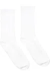 Socco Usa-made Crew Socks For Sublimation In White