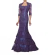 Social Occasions By Mon Cheri Formal Long Gown In Purple