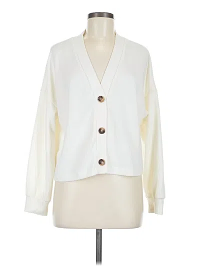 Pre-owned Social Standard By Sanctuary Cardigan Sweater In White