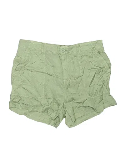 Pre-owned Social Standard By Sanctuary Khaki Shorts In Green