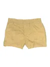 Social Standard By Sanctuary Khaki Shorts In Yellow
