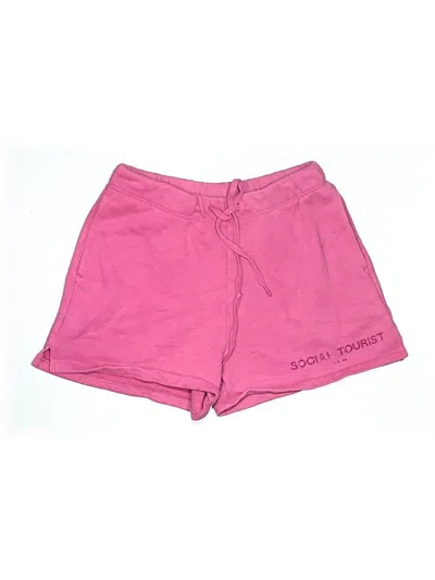 Pre-owned Social Tourist Shorts In Pink