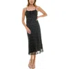 Socialite Bias Cut Midi Sundress In Multi