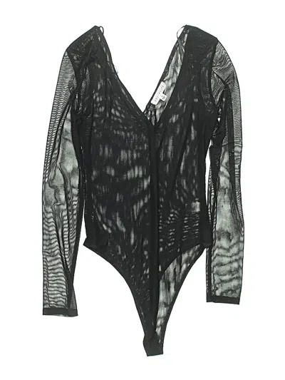 Pre-owned Socialite Bodysuit In Black