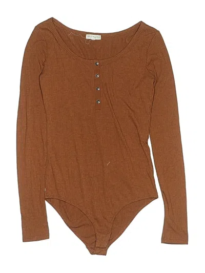 Pre-owned Socialite Bodysuit In Brown