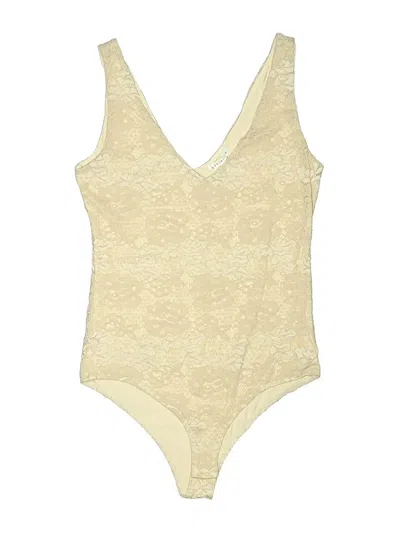 Pre-owned Socialite Bodysuit In Ivory