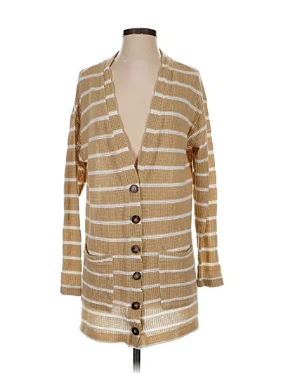 Pre-owned Socialite Cardigan Sweater In Brown